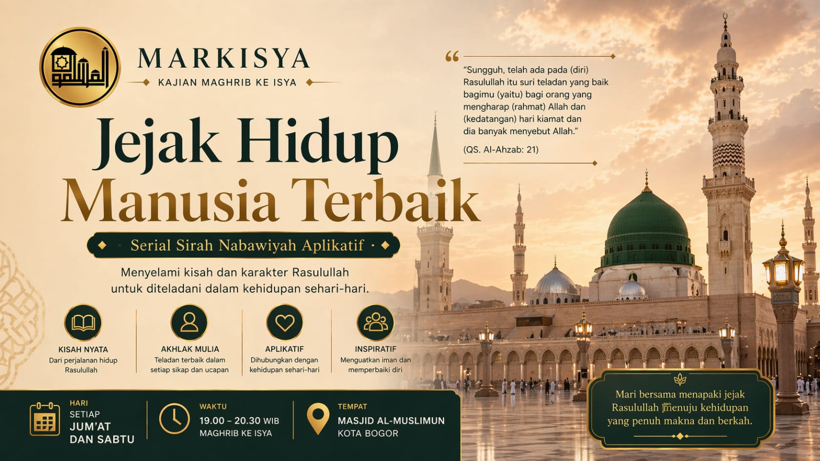 Kajian Magrib ke Isya (MARKISYA)