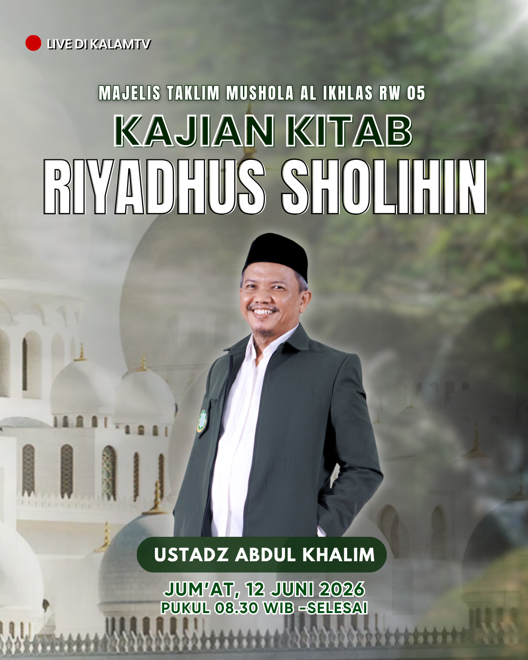 Kajian Kitab Riyadhus Sholihin