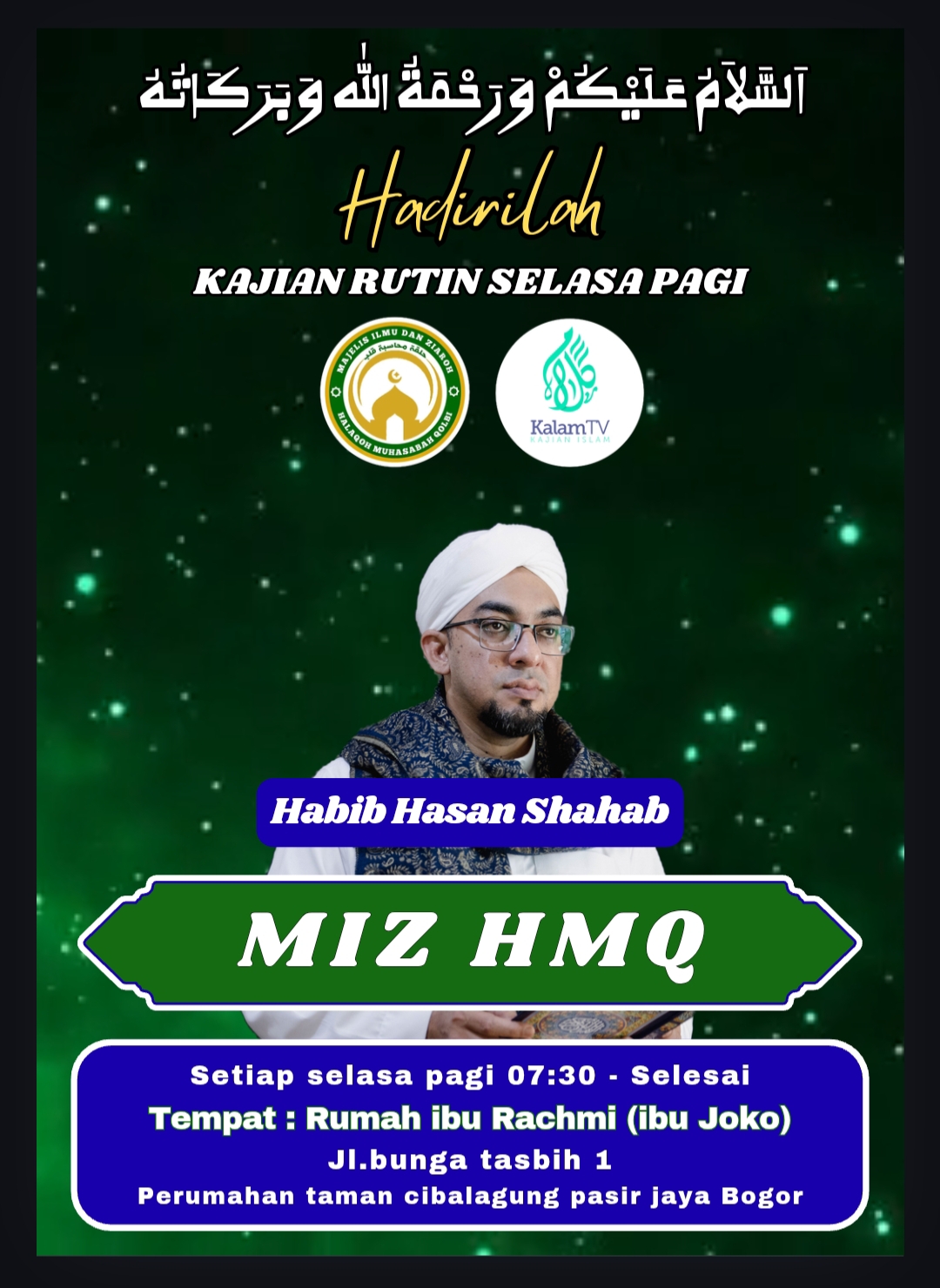 Kajian Rutin Selasa Pagi I MIZ HMQ