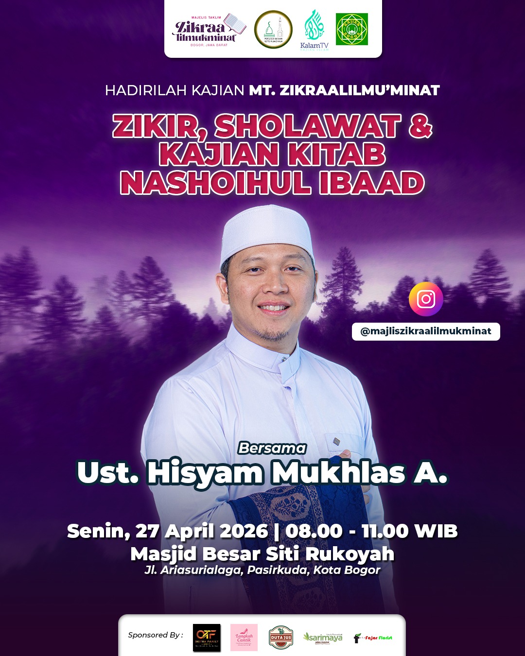 Dzikir, Sholawat & Kajian Kitab Nashaihul Ibaad 