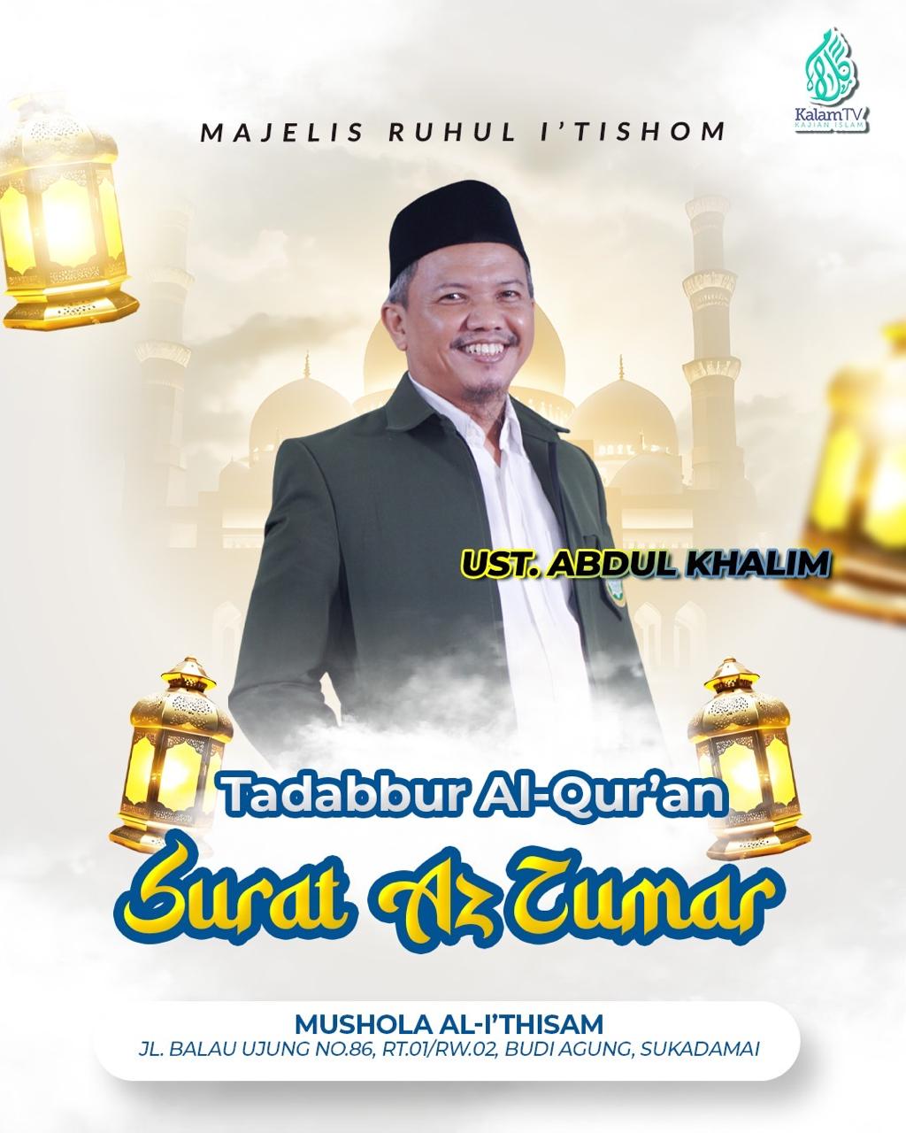 Taddabur Al-Qur'an Surat Az - Zumar