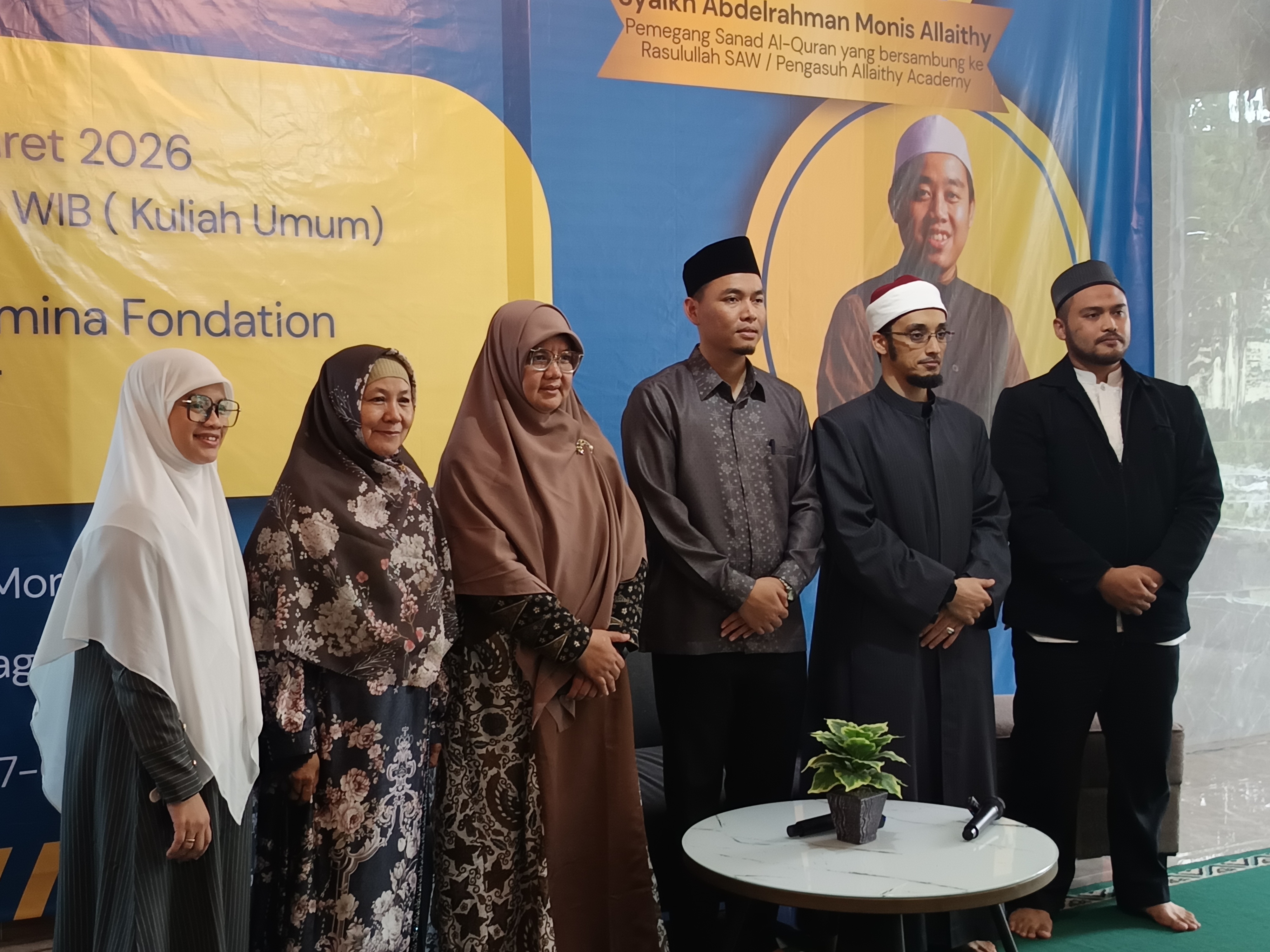 Gelar Daurah Al Qur'an, Alisa Khadijah, Rumah Qur'an Attayba, Yayasan Yasmina Group & Magister KPI UIKA Gandeng Syech Dari Mesir Bersanad Kepada Rasulullah.